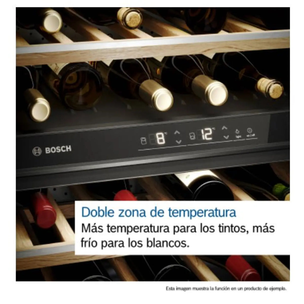 Vinoteca Bosch KUW21AHG0 | 44 Botellas con Doble Zona y Filtro UV - TU ULTIMO CLIC