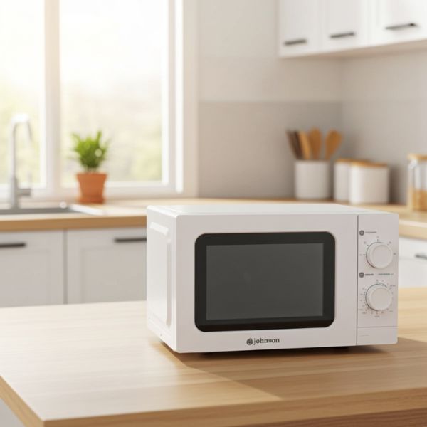 Microondas 20L Blanco Compacto y Funcional para Cocinas Modernas - TU ULTIMO CLIC