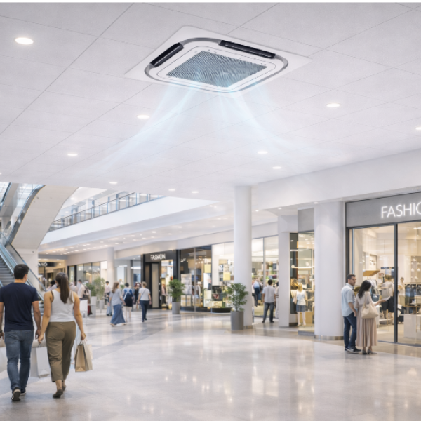 Aire acondicionado cassette AIRLUX TEC inverter con WiFi