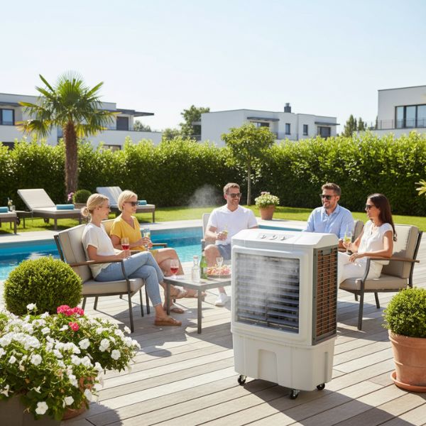 Evaporativo Portátil BRITEC BKT‑5 Freshvent – Bioclimatizador Ecológico hasta 40 m² ONE