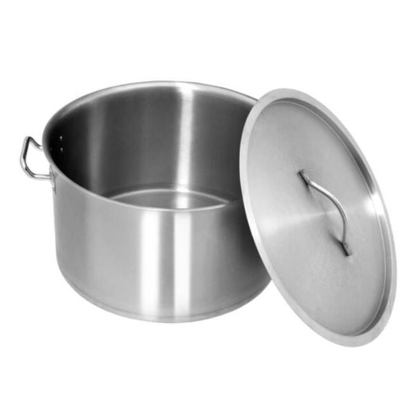 Olla de Acero Inoxidable - Gran Capacidad para Cocina Profesional y Hogar - TU ULTIMO CLIC
