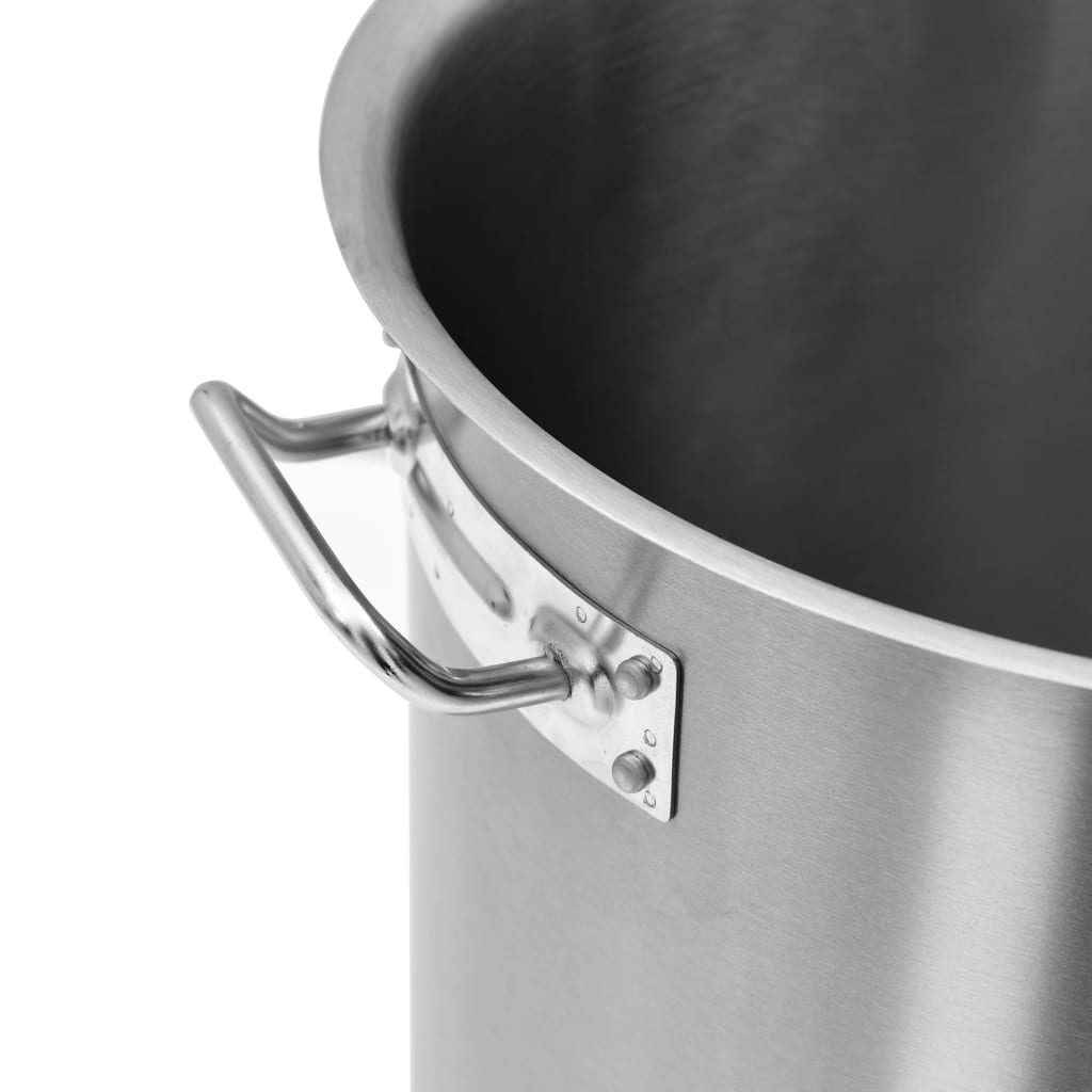 Olla de Acero Inoxidable - Gran Capacidad para Cocina Profesional y Hogar - TU ULTIMO CLIC