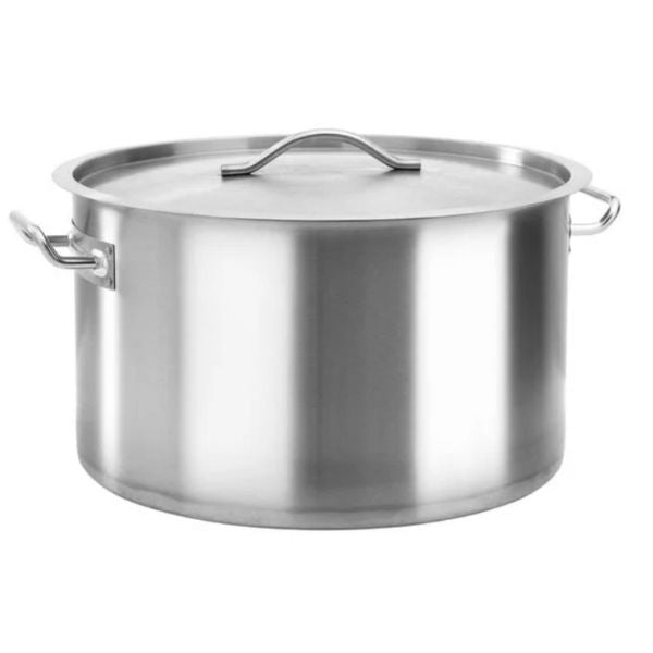 Olla de Acero Inoxidable - Gran Capacidad para Cocina Profesional y Hogar - TU ULTIMO CLIC