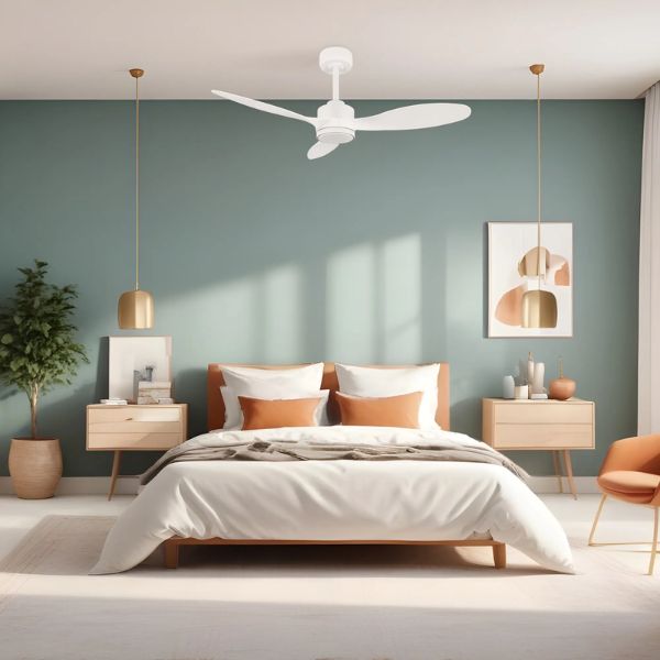Ventiladores de Techo LED Silenciosos – Motor DC, Aspas Retráctiles y Diseño Premium (Hogar y Grandes Espacios) Balmain