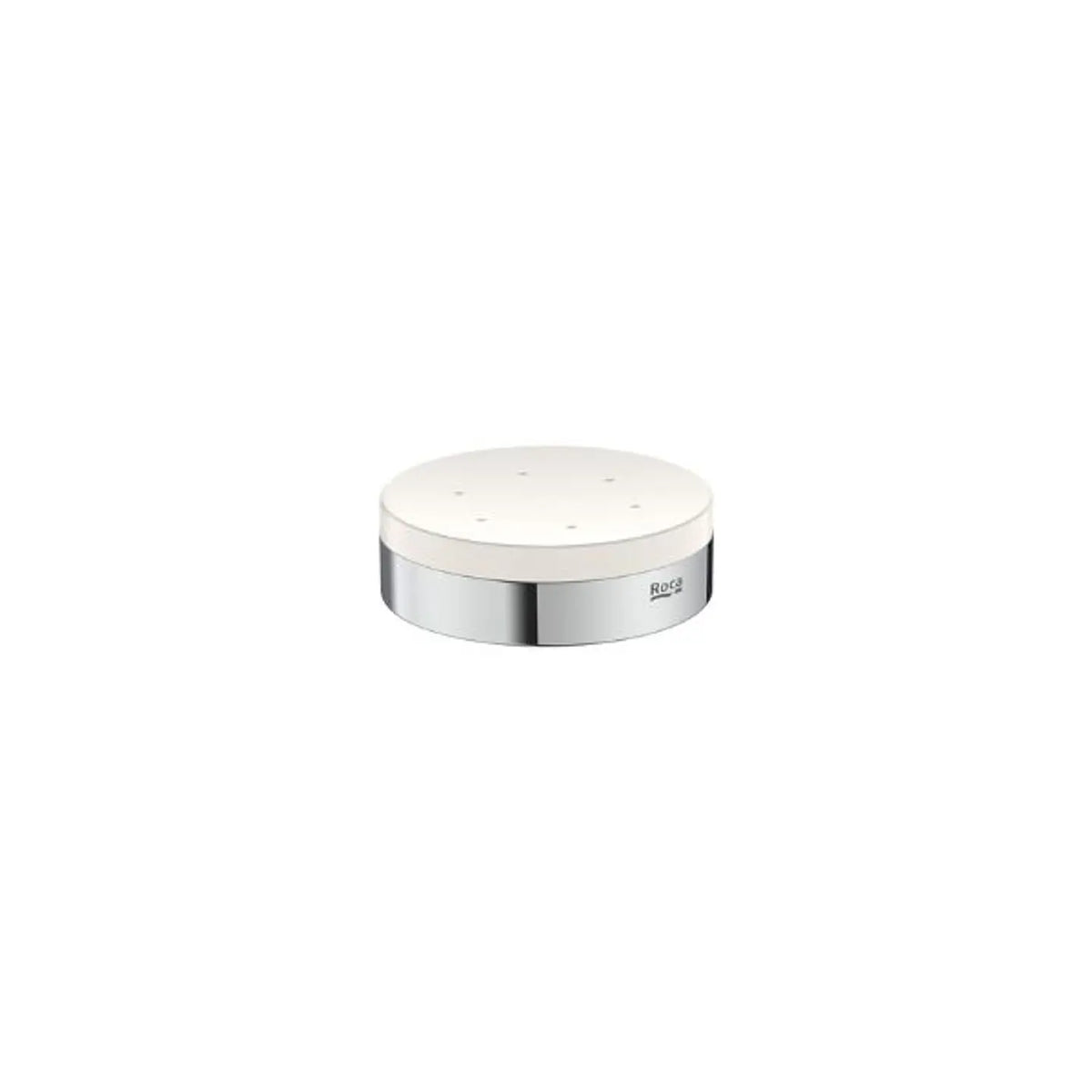 Jabonera Cromada de Encimera GAMA HOTELS ROUND | Diseño Metálico Minimalista para Baño - TU ULTIMO CLIC