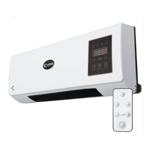 Calefactor Split PTC 1500W Blanco - Control Remoto y Temporizador - TU ULTIMO CLIC