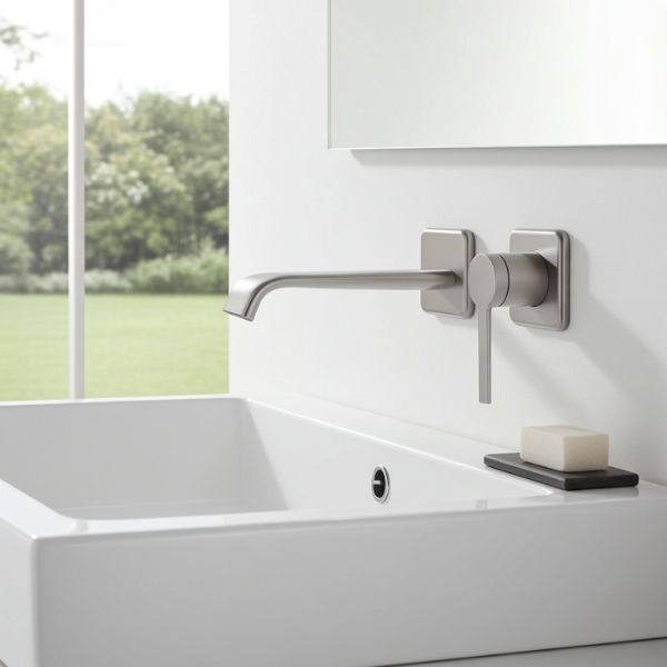 Grifo Empotrado Velvet I Gunmetal Cascada - TU ULTIMO CLIC