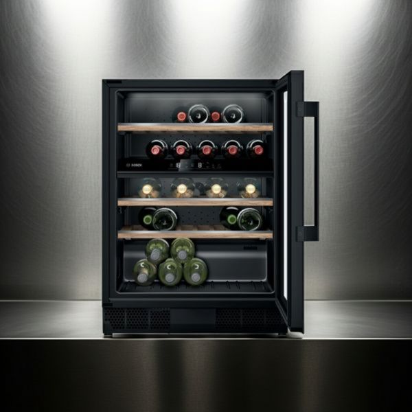 Vinoteca Bosch KUW21AHG0 | 44 Botellas con Doble Zona y Filtro UV - TU ULTIMO CLIC