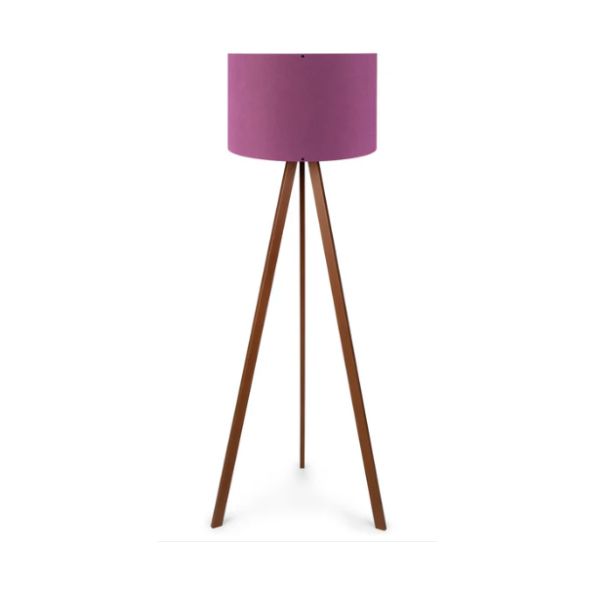 Lámpara de Suelo Kano-2 - Trípode de Madera con Pantalla Tela - TU ULTIMO CLIC