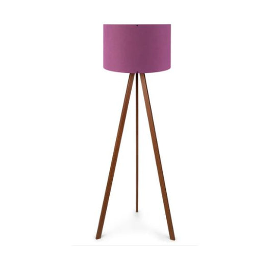 Lámpara de Suelo Kano-2 - Trípode de Madera con Pantalla Tela - TU ULTIMO CLIC