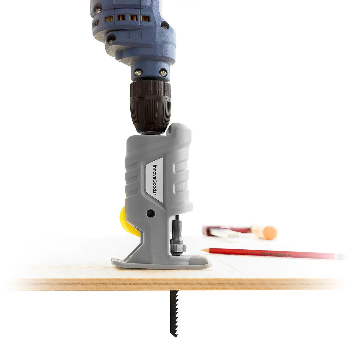 Adaptador de Sierra de Calar Jrill InnovaGoods para Taladro Tu-Ultimo-Clic.com