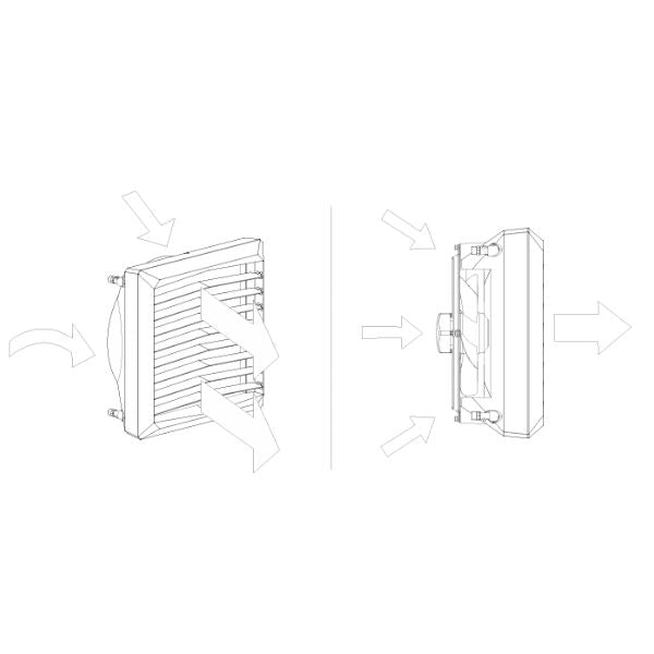 Calefactor Industrial VTS Volcano VR Mini AC - 20kW con Control de Caudal Variable VTS
