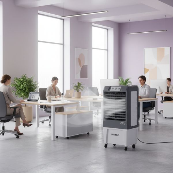 Climatizador Evaporativo Profesional BRITEC Coolvent BKT-4 105W Bajo Consumo Britec