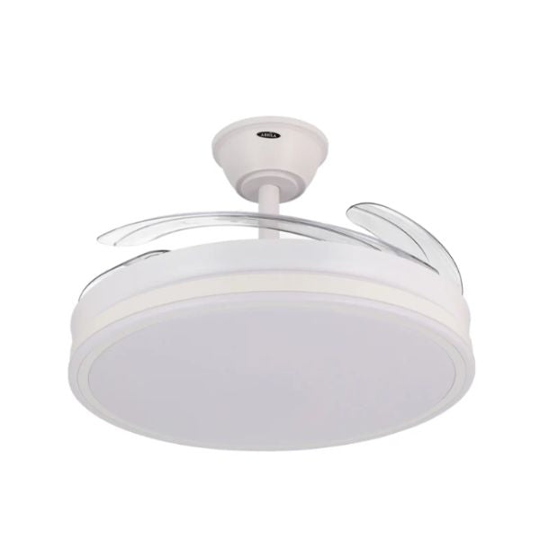 Ventilador Techo LED Escorpion Blanco - 4 Aspas Plegables y Mando - TU ULTIMO CLIC
