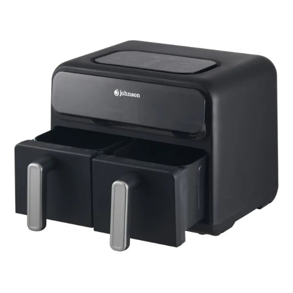 Freidora de Aire Johnson 8L Doble Cesta Independiente 2400W con Control Táctil -TU-ULTIMO-CLIC