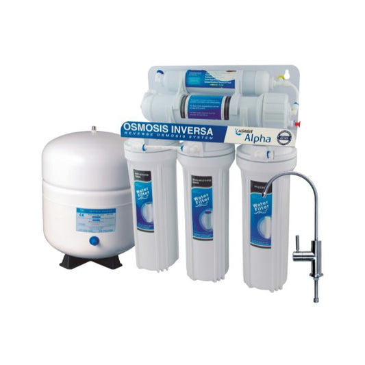 Ósmosis Inversa SEIWATER ALPHA OI-01 | 5 Etapas y 110L/día para Agua Pura - TU ULTIMO CLIC