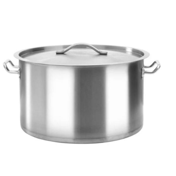 Olla de Acero Inoxidable - Gran Capacidad para Cocina Profesional y Hogar - TU ULTIMO CLIC