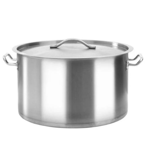 Olla de Acero Inoxidable - Gran Capacidad para Cocina Profesional y Hogar - TU ULTIMO CLIC
