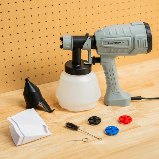 Pistola de Pintura Eléctrica HVLP Spraint InnovaGoods 500W 1L Profesional - TU-ULTIMO-CLIC